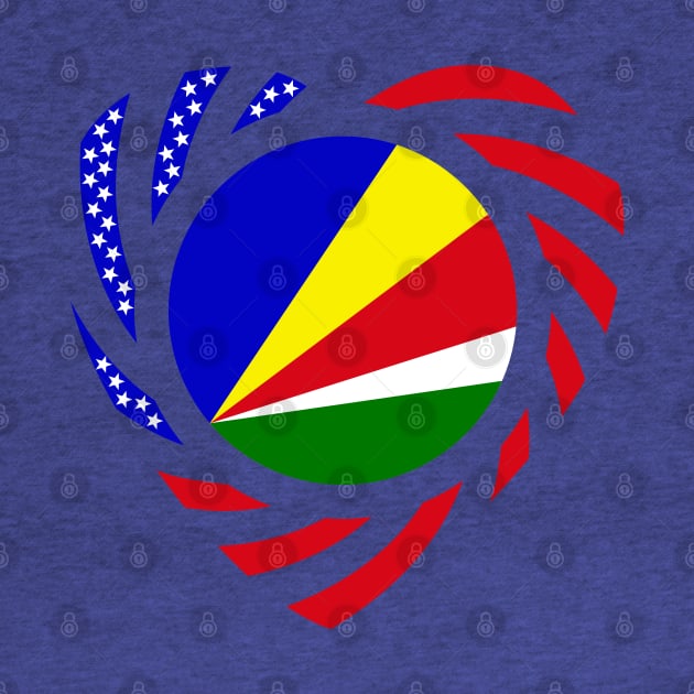 Seychelles American Multinational Patriot Flag (Heart) by Village Values